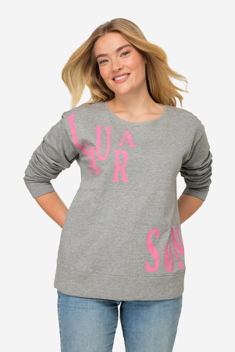 Produktbild Laurasøn Sweatshirt, oversized, Patchlook mit Laurasøn-Print (L)