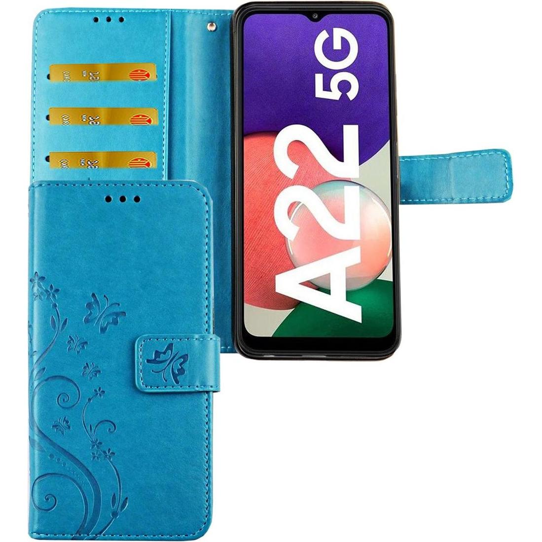 König Design Handyhülle für Samsung Galaxy A22 5G Case Cover Schutztasche Schutzhülle Tasche (Samsung Galaxy A22 5G), Sm...