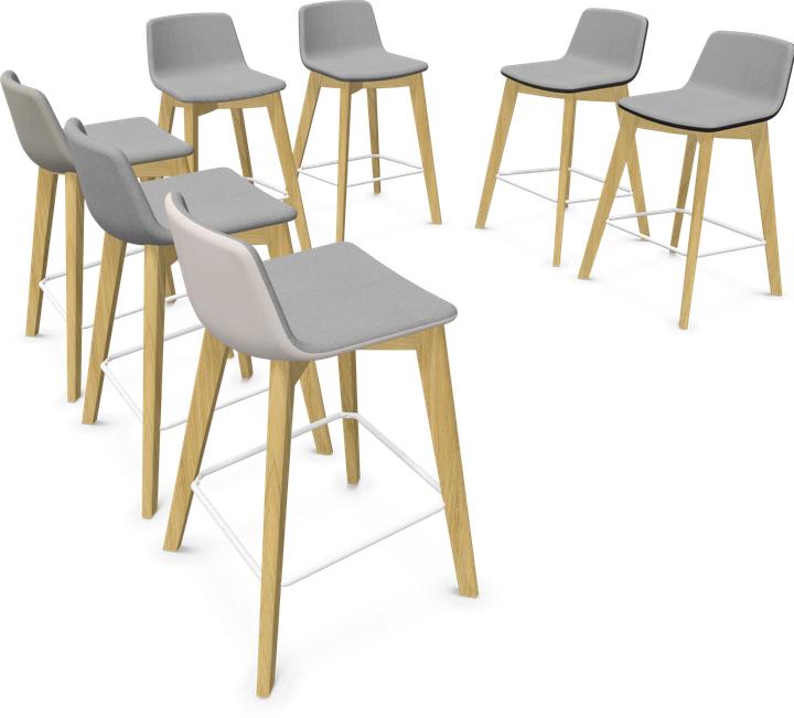 Actual product image Narbutas Twist & Sit Bar Stool