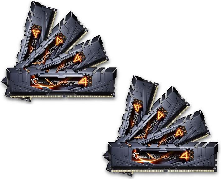 Produktbild G.Skill Ripjaws 4 (8 x 16GB, 2400 MHz, DDR4-RAM, DIMM)