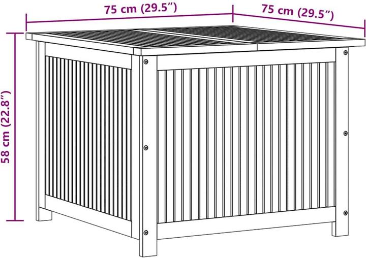 Actual product image vidaXL Gartenbox