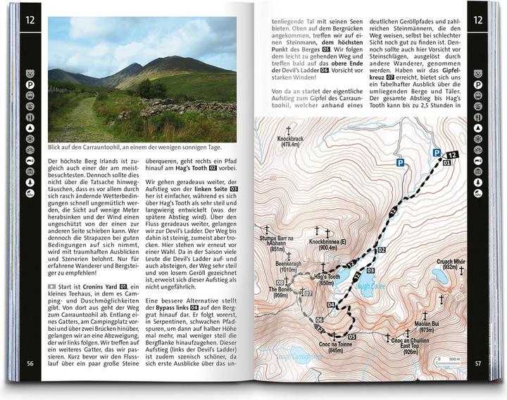 Image du produit Guide de randonnée Irlande et Irlande du Nord, 70 itinéraires avec carte supplémentaire