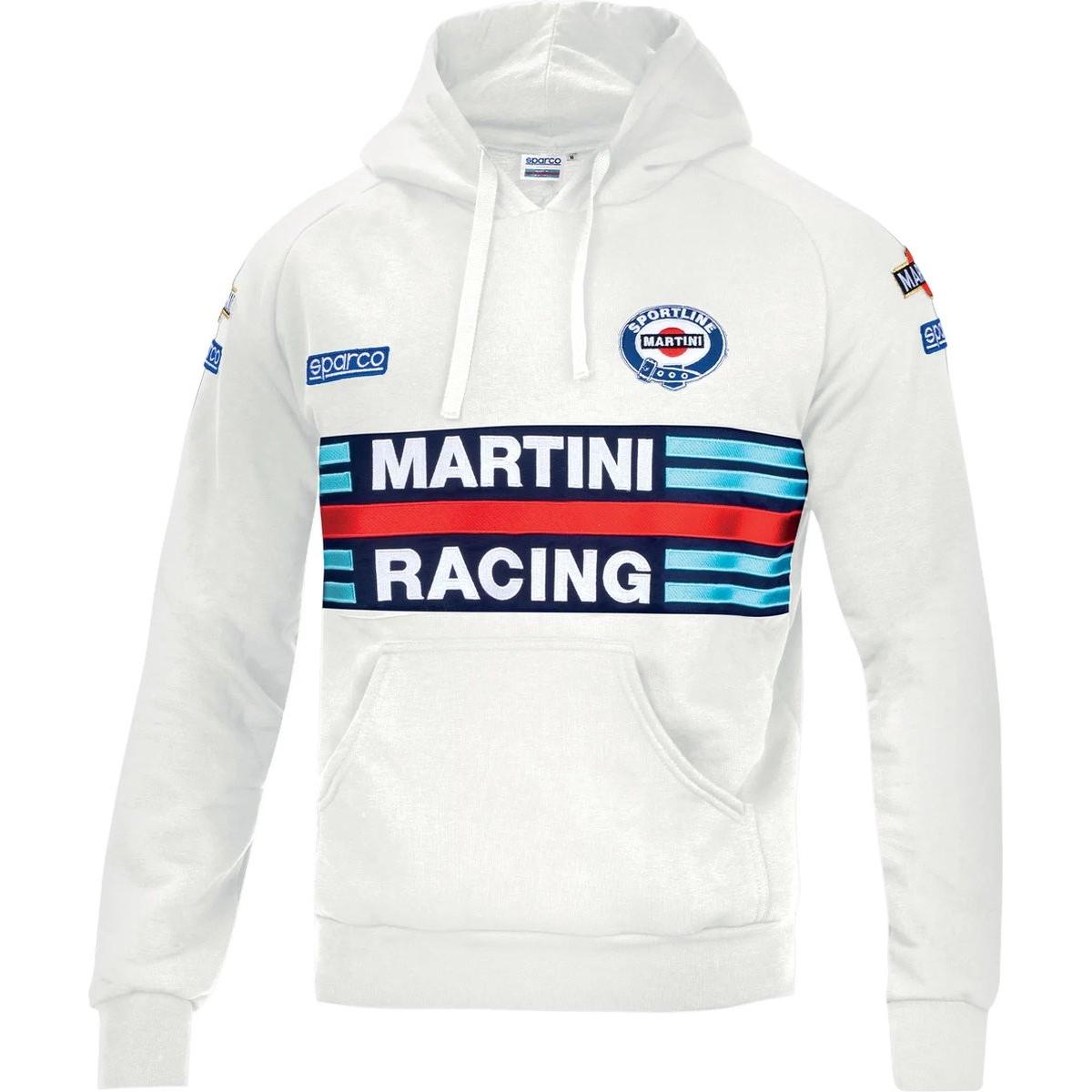 Sparco, Abbigliamento da racing, Felpa con cappuccio Martini Racing (M)
