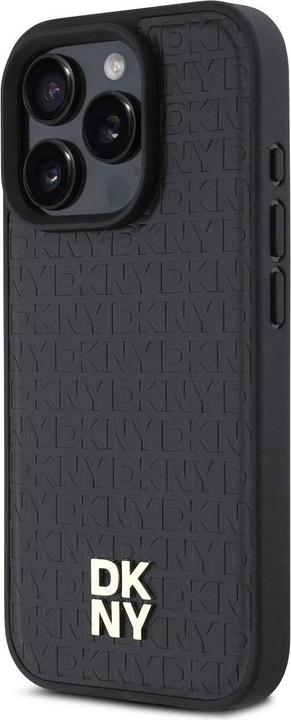 Produktbild DKNY DKHMP16XPSHRPSK iPhone 16 Pro Max 6.9" hardcase czarny/black Repeat Pattern Stack Logo MagSa (Apple iPhone 16 Pro Max)