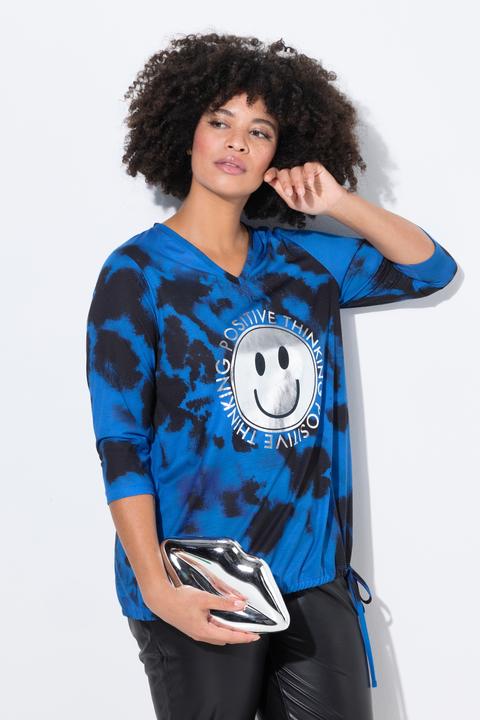 Produktbild Angel of Style T-Shirt, Regular Fit, glänzender Smiley (52)