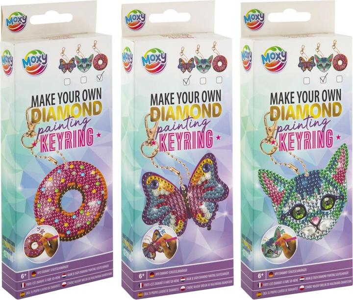 Actual product image Grafix Make your own Diamond Painting keyring