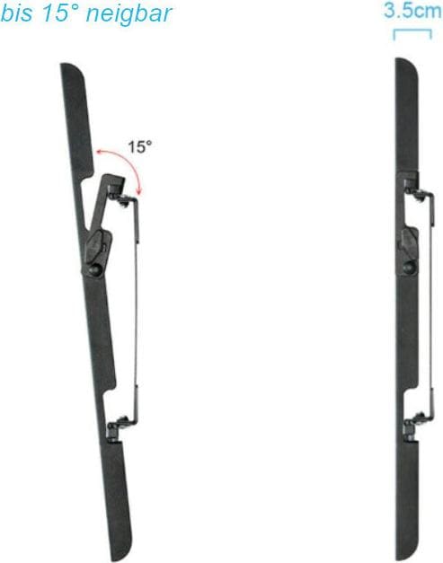 Produktbild Hermex Universal LCD TV Wandhalterung Fernseherhalterung Bildschirmhalterung (Wand, 85", 45 kg)