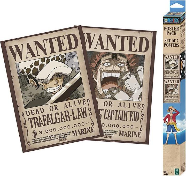 ABYstyle One Piece - Wanted Law & Kid (52 x 38 cm)