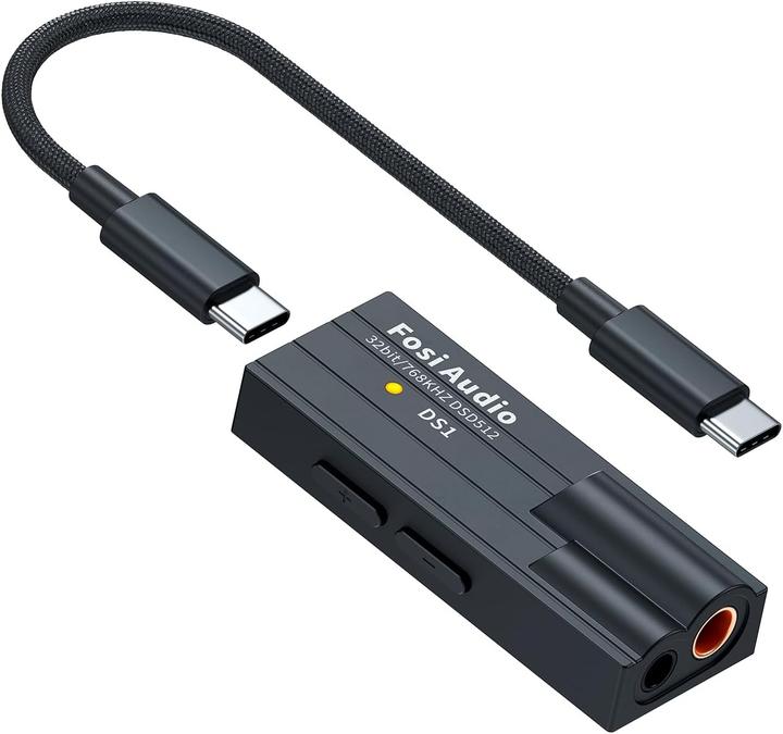Actual product image Fosi Audio DS1, 32-Bit/768 kHz DAC und Kopfhörerverstärker