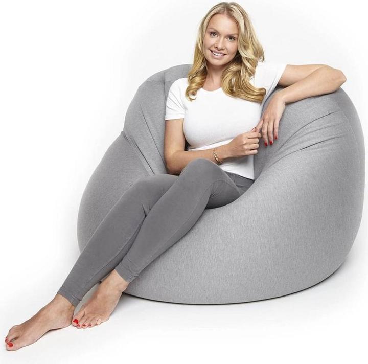 Lumaland Sitzsack Flexi Comfort 380 L, Hellgrau