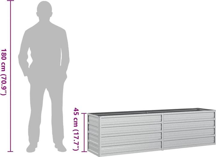 Actual product image vidaXL Garten-Hochbeet