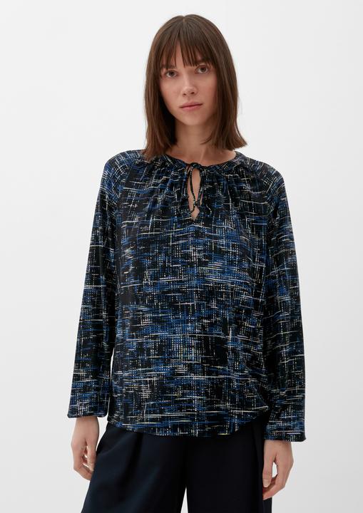 Immagine prodotto s.Oliver T-Shirt Jerseybluse mit Allover-Muster (36)