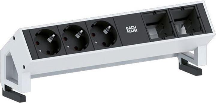 Productafbeelding Bachmann DESK2 - 3xSchuko & 2xLeeg (5 x, CEE 7/3, 0.20 m)