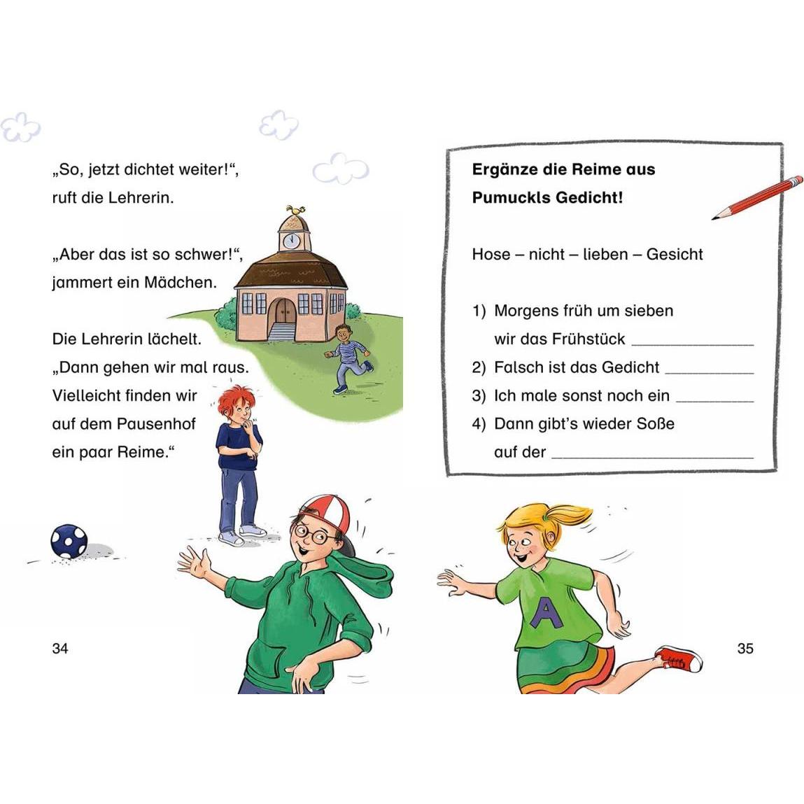 Thumbnail - Pumuckl, Bücherhelden 1. Klasse, Pumuckl geht in die Schule, Kinderbücher von Ellis Kaut, Uli Leistenschneider