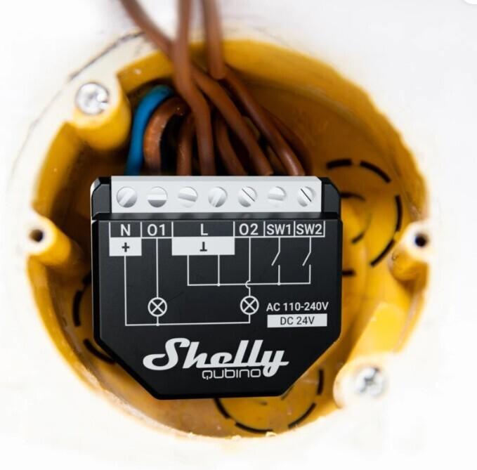 Produktbild Shelly Qubino Wave 2PM (Schaltaktor)