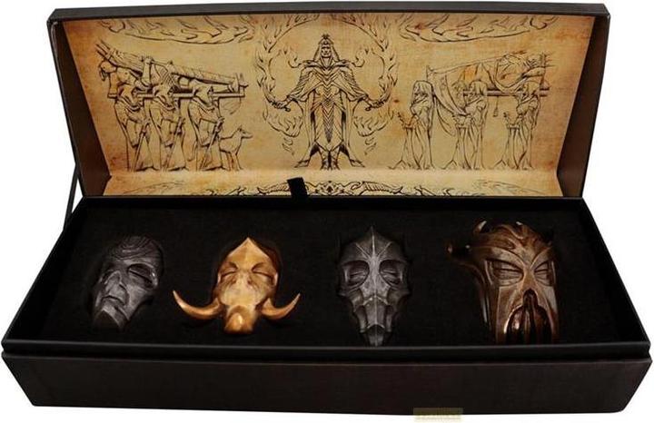 Produktbild Fanattik ELDER SCROLLS V SKYRIM -Set 4 Masques de Prêtre Dragon Edition Limitée