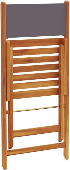 Immagine prodotto vidaXL Sedie da bistrot 2 pezzi. Acacia e tessuto