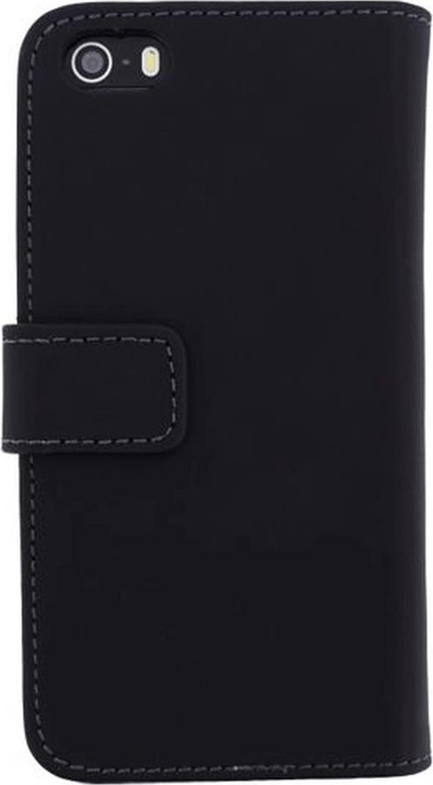 Image du produit Mobilize Étui portefeuille fin Apple iPhone 5/5S/SE Noir (Apple iPhone 5s, Apple iPhone 5)