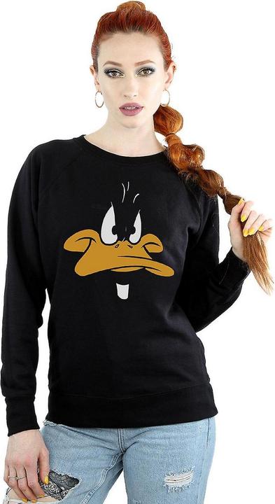 Image du produit Looney Tunes Femmes/Dadies Daffy Duck Face Sweatshirt (XXL)