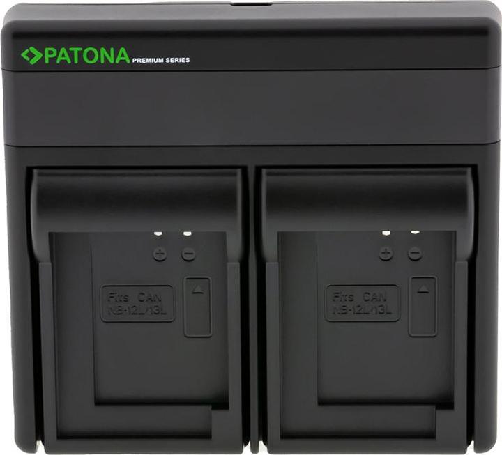 Actual product image Patona Batteries Replacement Dual Charger USB USB-C (Camera battery charger)