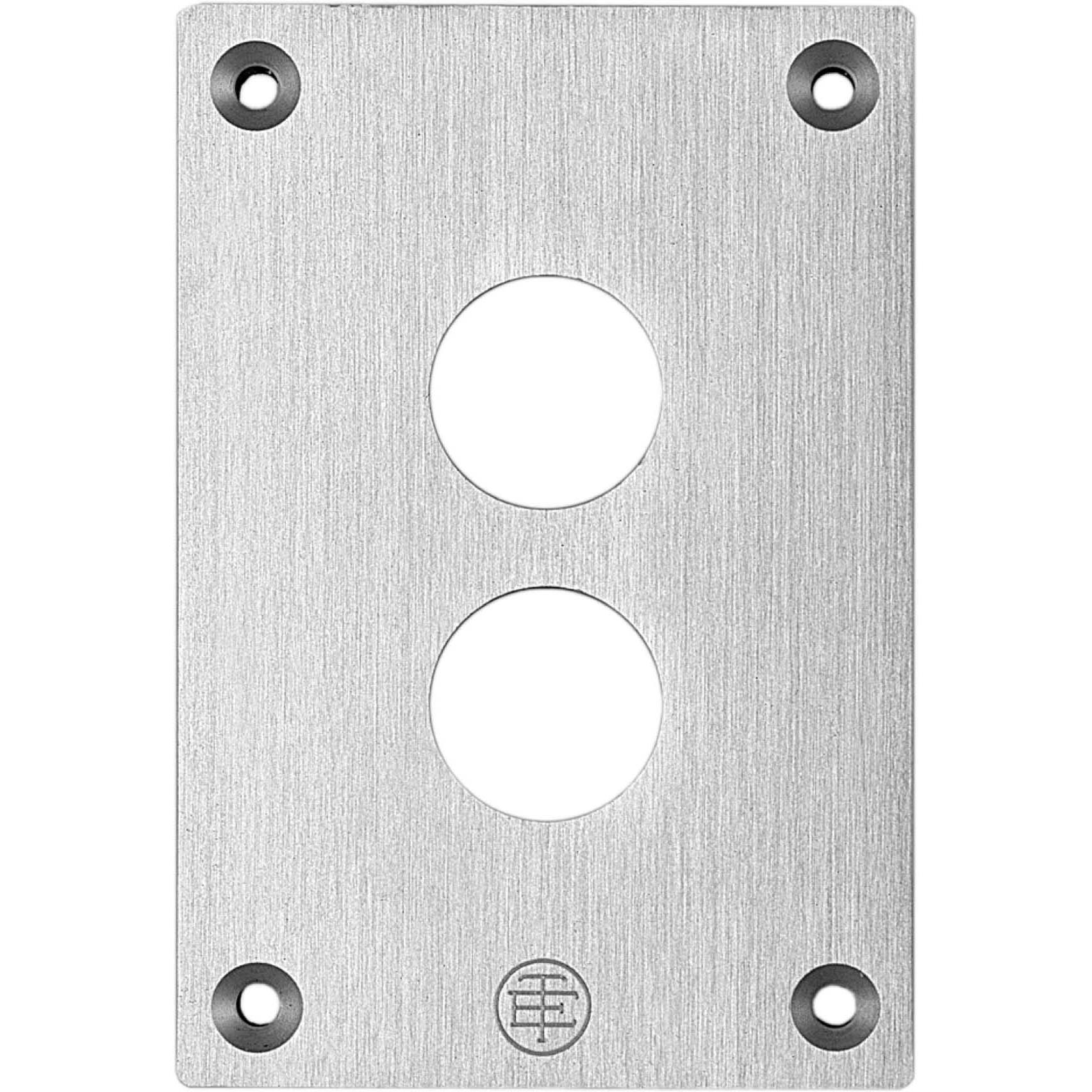 Schneider Electric Einbauplatte Alu 2f Ř22mm 72x105mm elox XAPE302, Serverschrank Zubehör
