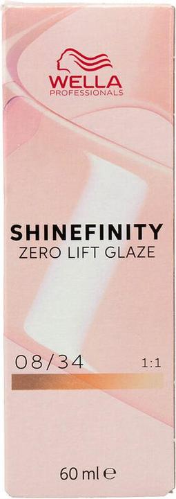 Immagine prodotto Wella Shinefinity Spicy Ginger 08/34 Biondo chiaro dorato rame 60ml (34, Nº 08)