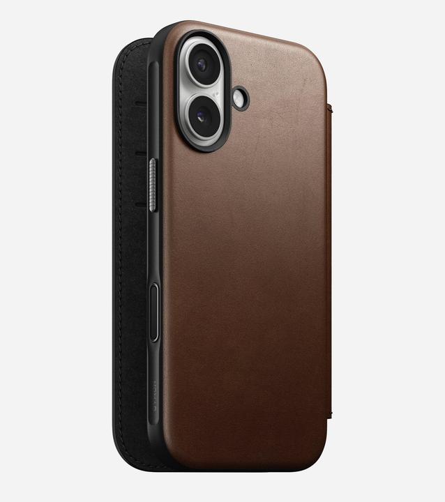 Actual product image Nomad Modern Leather Folio - Lederhülle für das iPhone (Apple iPhone 17)