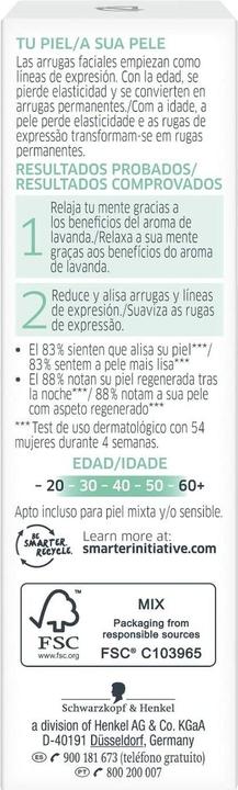 Nährwerte und Zutaten Diadermine Lift Botology Wrinkle Serum 50ml (30 ml)