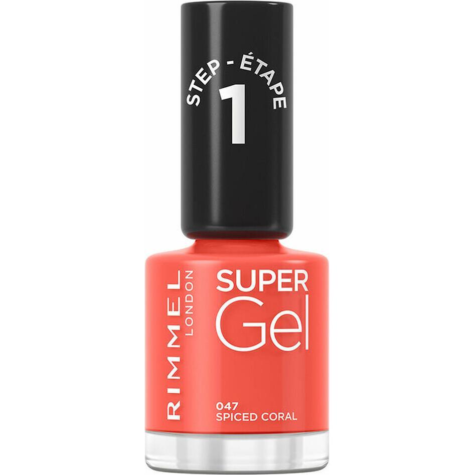 Rimmel London, Nagellak, Super Gel STAP1 (047 Gekruid koraal, Email, Gel effect nagellak)