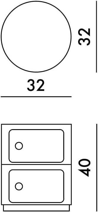 Produktbild Kartell Componibili (32 x 32 x 40 cm)