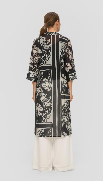 Actual product image s.Oliver Bluse Leichte Longbluse aus Lyocellmix (36)