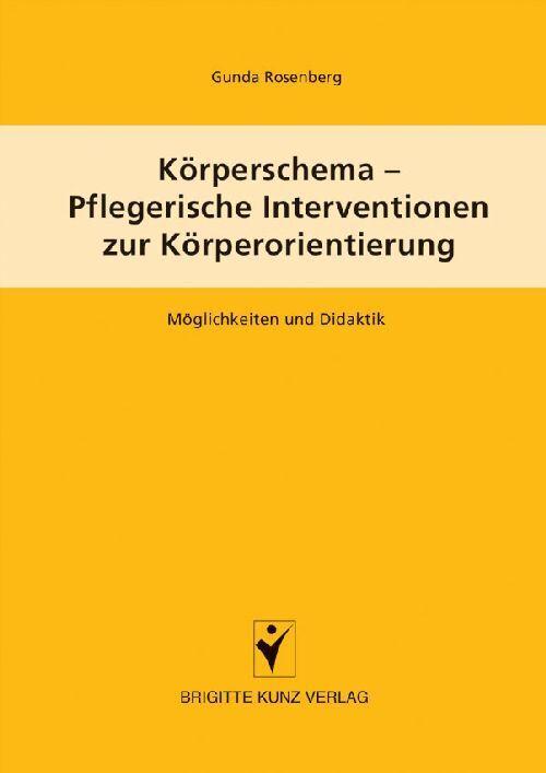 Produktbild Körperschema - Pflegerische Intervention zur Körperorientierung (Deutsch, 2003)