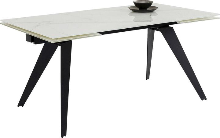 Kare Design Tavolo allungabile Amsterdam Marble 160(40+40)x90cm (240 x 90 x 76 cm)