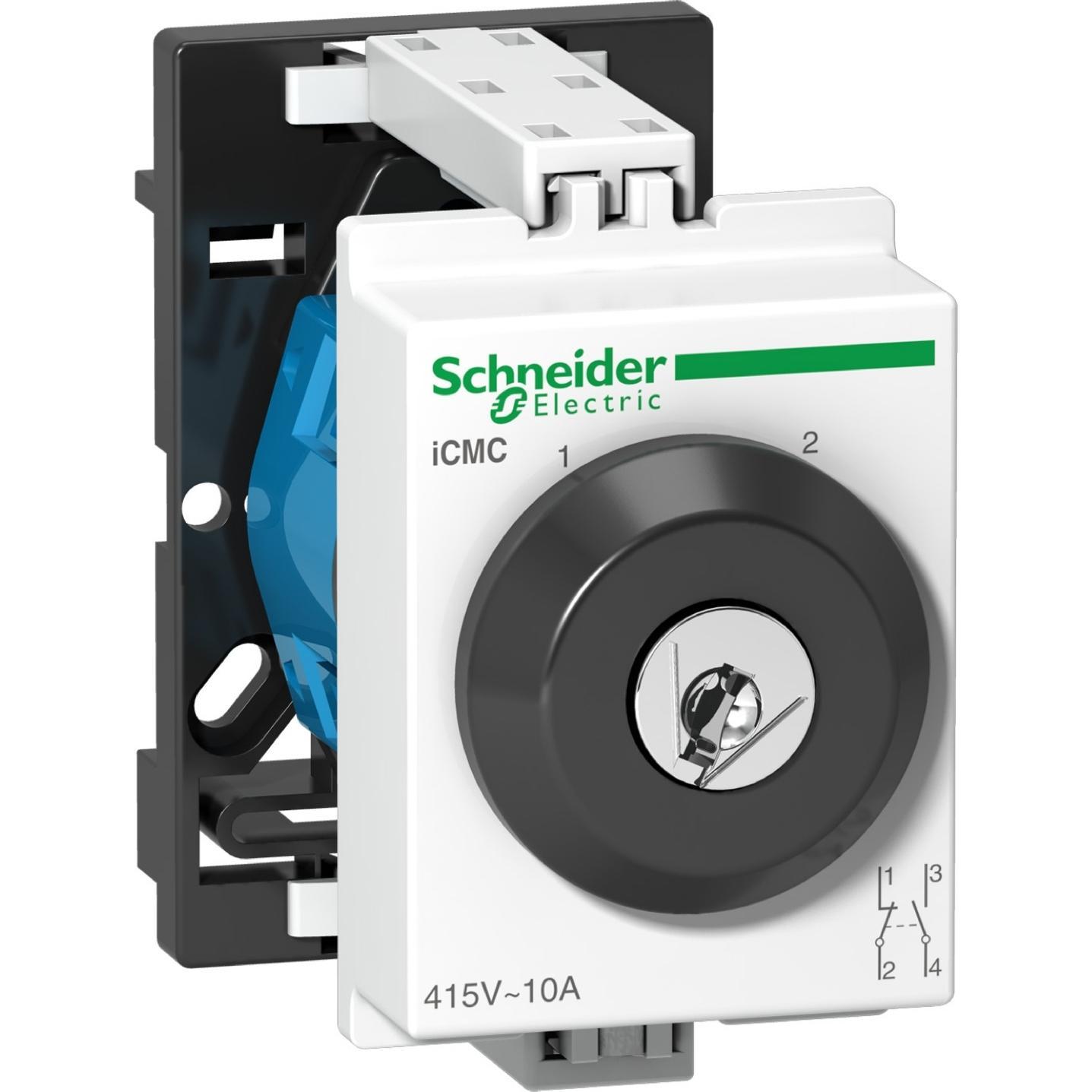 Schneider Electric Schlüsselschalter, Schalter + Taster, Weiss