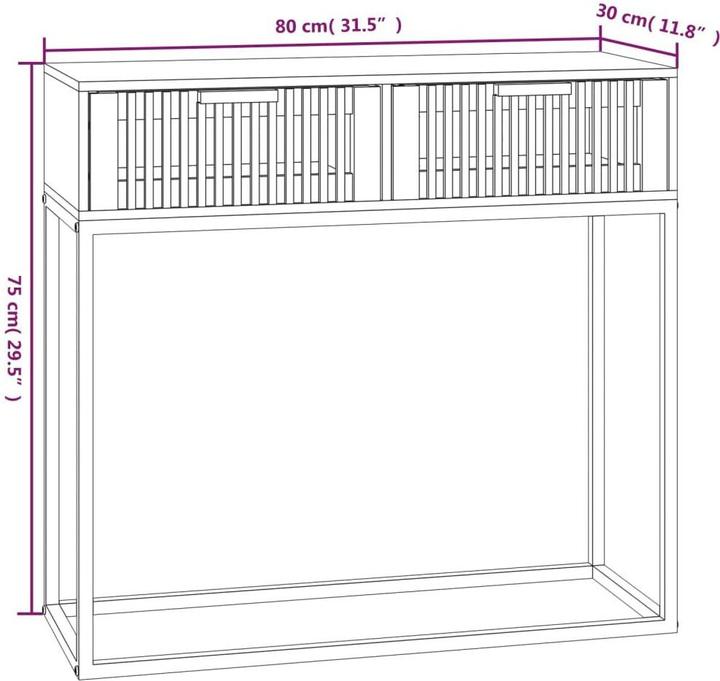 Produktbild vidaXL Cynara (80 x 30 x 75 cm)