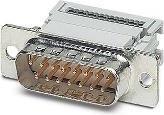 Image du produit Phoenix Contact Connecteur mâle SUB-D 90 ° Nombre de pôles/broches : 15 Borne à découpe VS-15-ST-DSUB-FK 10 pcs.