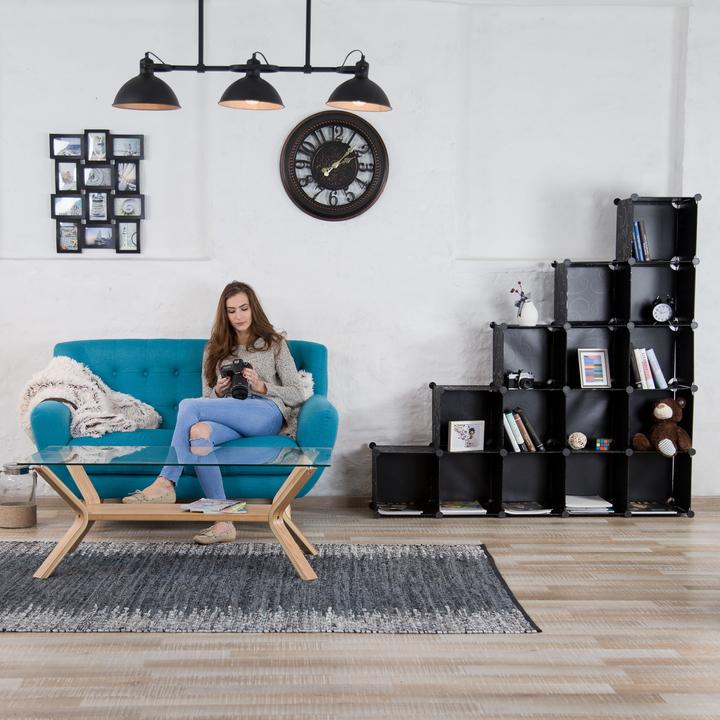 Actual product image Relaxdays Modular Shelf with 15 Compartments