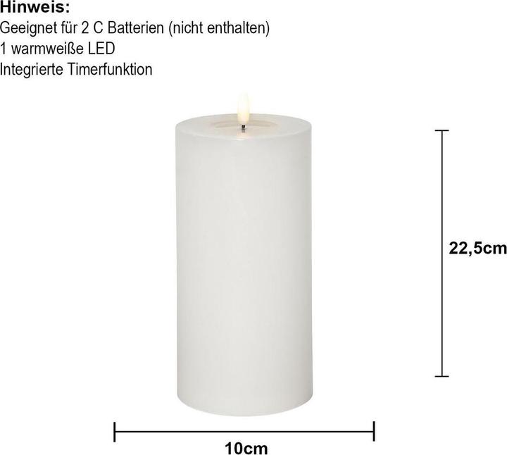 Produktbild Star Trading LED Pillar Kerze Flamme Flow Big (1x)