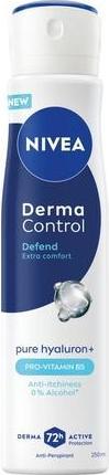 Immagine prodotto NIVEA Derma Control Defend Women's Antiperspirant 72h Protection with Hyaluronic Acid Spray (Getto vaporizzato)