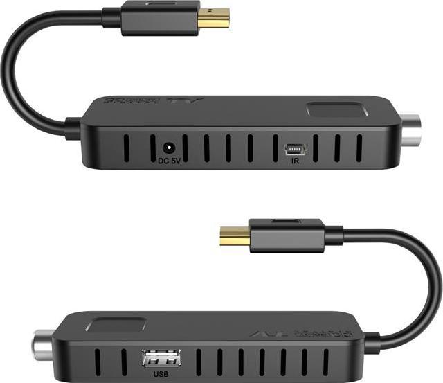 Actual product image Lasmex PS Tuner DVB-T-2 LTC TV naziemnej HD205M z pilotem programowalnym H.265, MIN (DVB-T2)