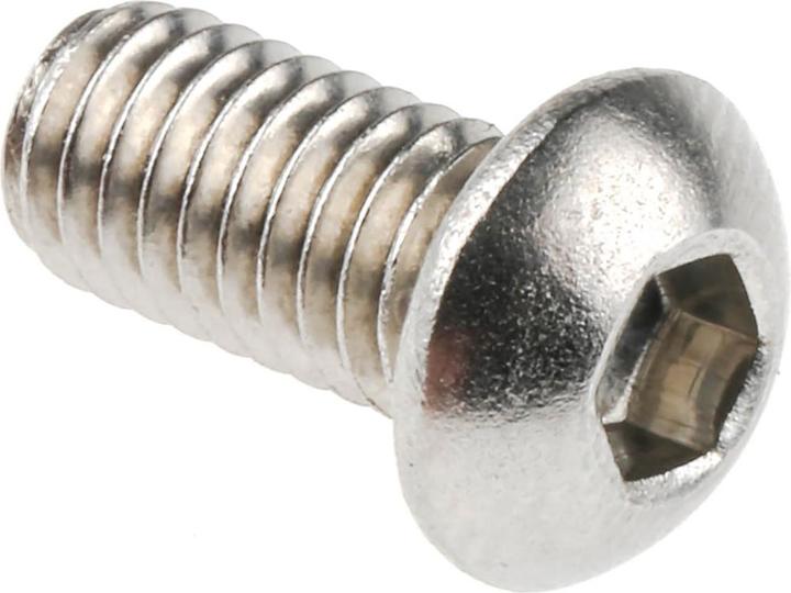 Produktbild RS PRO Schrauben Linsenkopf A2 ISO7380 M6x12mm (100 Schrauben pro Stück)