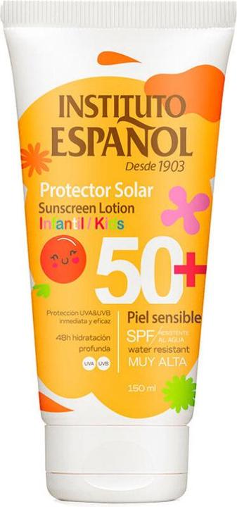 Actual product image Instituto Español SOL. TUBO PROTECCION SOLAR INFANTIL SPF50+ 150 ML (Suntan cream, SPF 50, 150 ml)