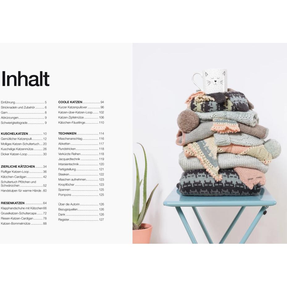 Thumbnail - Cat Knits. 16 schmusewollige Strickprojekte mit Katzenmotiven, Ratgeber von Marna Gilligan