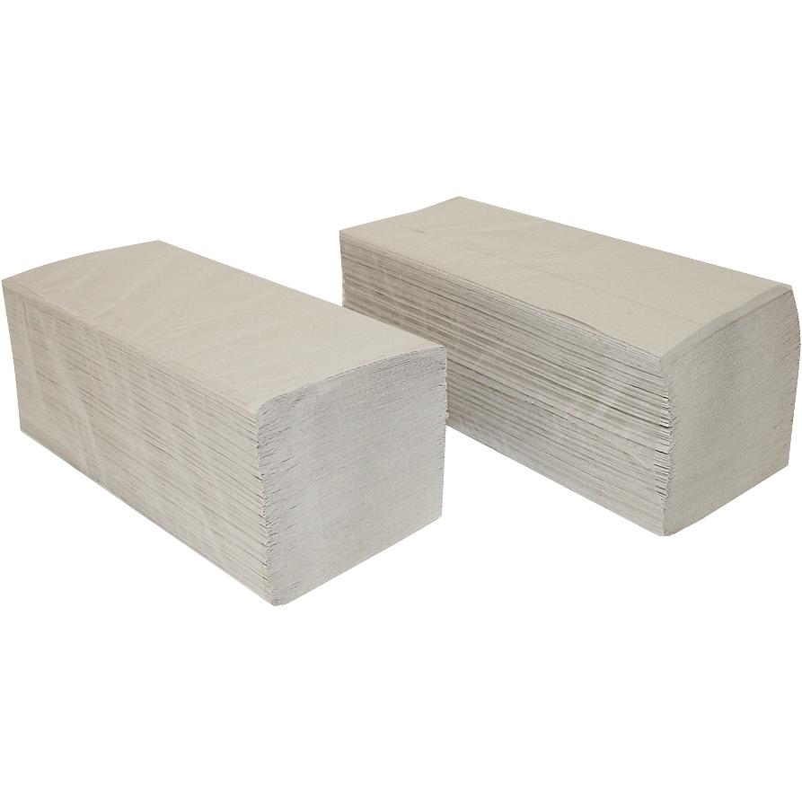 2x Schäfer Shop Papierhandtücher Zick-Zack-Falzung, 1-lagig, L 250 x B 230 mm, reissfest, 5000 Blatt,..., Haushaltspapie...