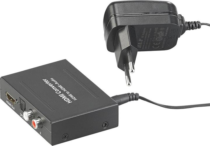 Produktbild Auvisio HDMI-Audio-Konverter zu TOSLINK und Stereo-Cinch (Video Switch)