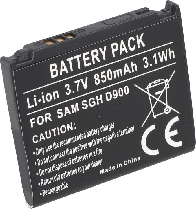 Actual product image Samsung Battery SGH-D900, -E780, -E788, AB50344CECSTD