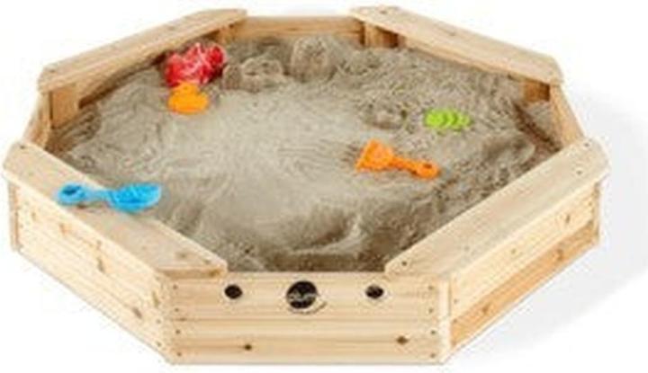 Actual product image Plum Treasure Beach wooden sandpit