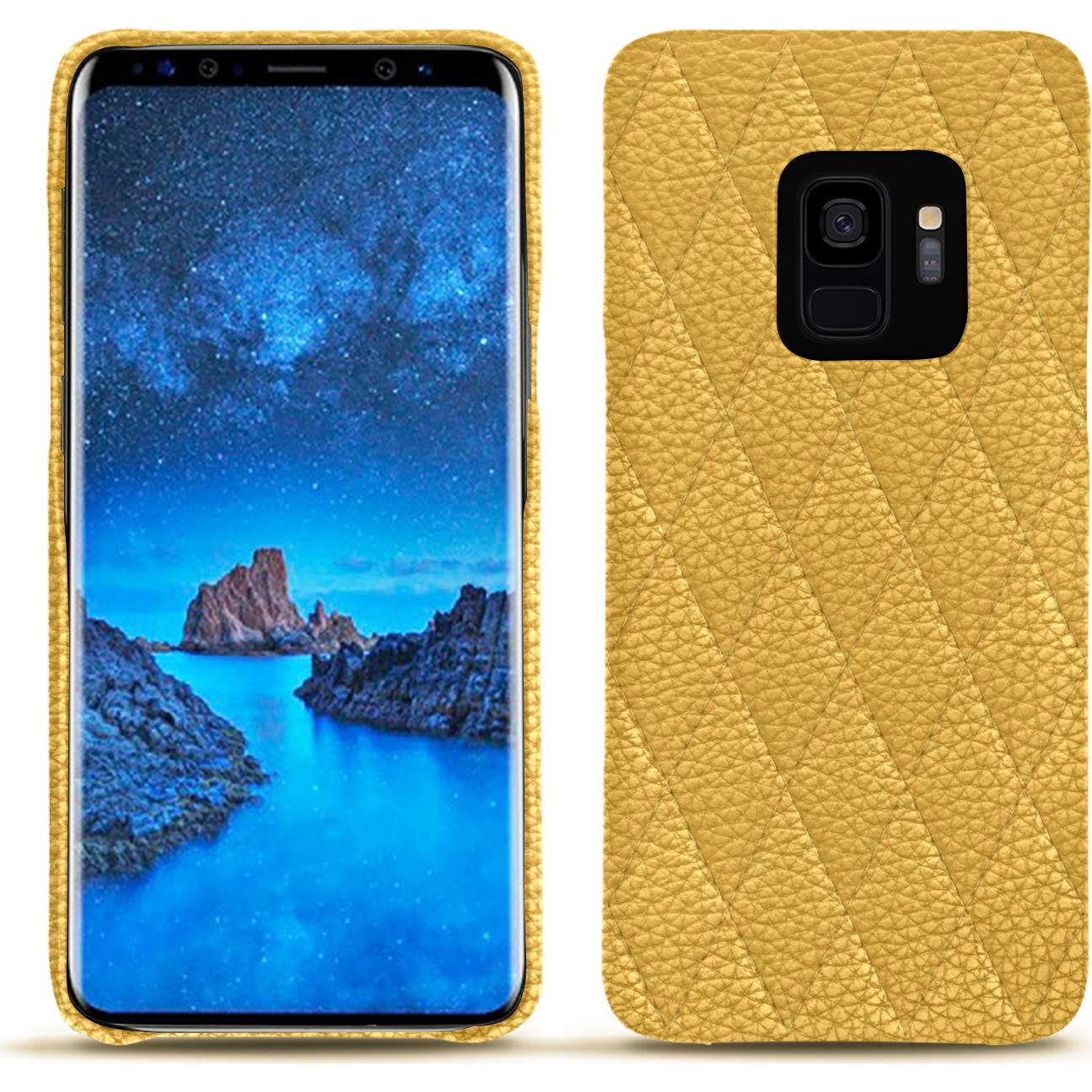 Thumbnail - Noreve Lederschutzhülle (Samsung Galaxy S9), Smartphone Hülle, Orange