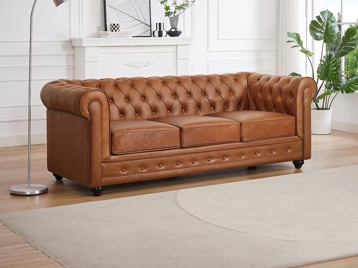 Produktbild Vente-unique Chesterfield (3-Sitzer)