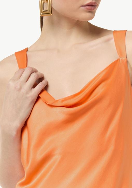 Produktbild Comma Kleid Satinkleid mit Wasserfall-Ausschnitt (40)